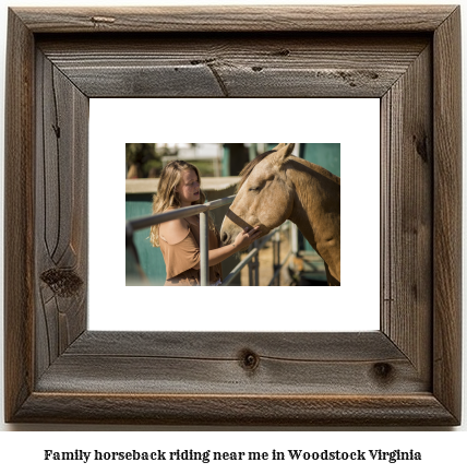 family horseback riding near me in Woodstock, Virginia